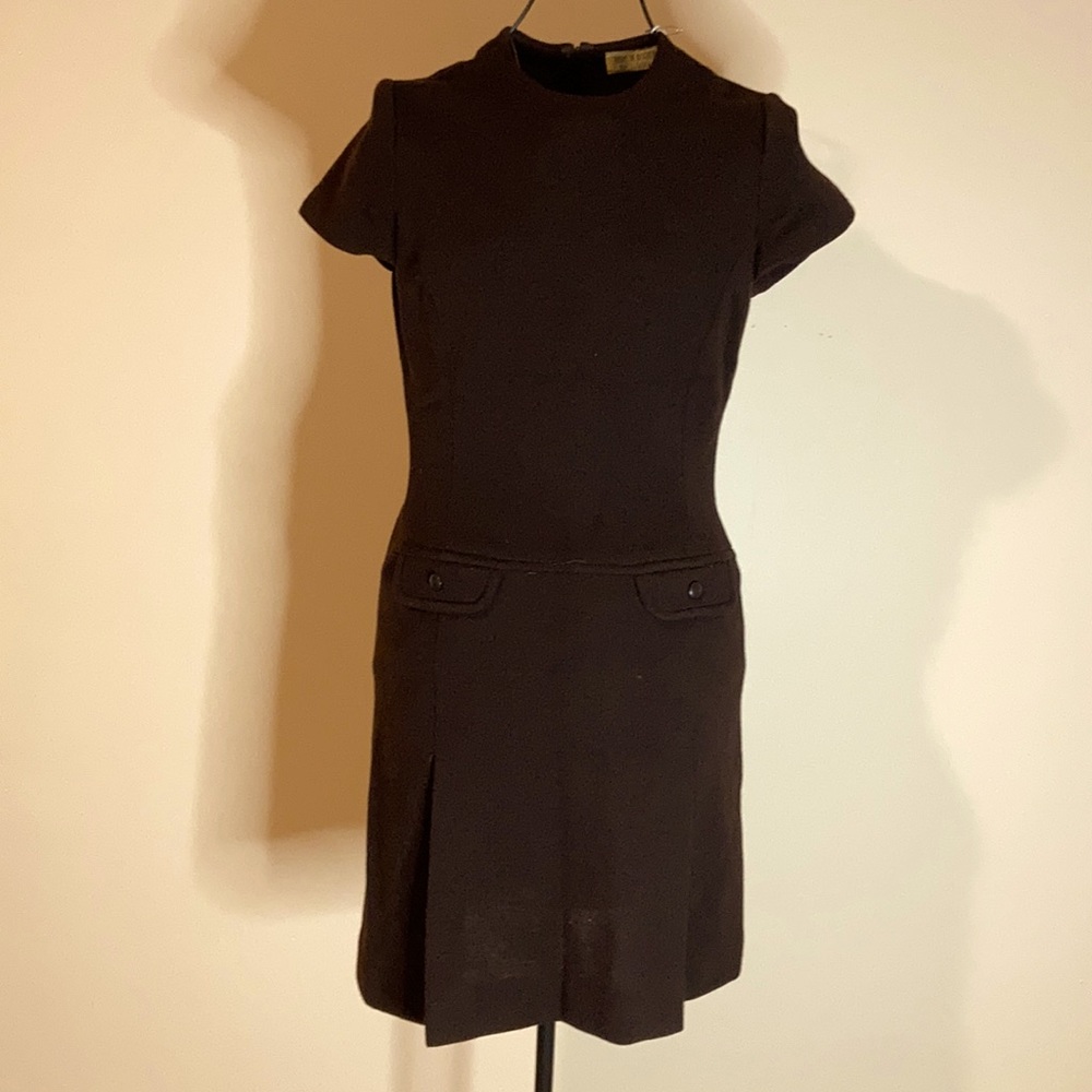 Vintage 60’s Belgium 100% Wool Dress S